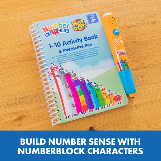 Hot Dots® Numberblocks® Activity Book 1-10 & Interactive Pen