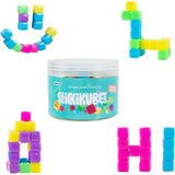 STICKIKUBES - NEON BRIGHTS TUB - 125PC