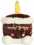 Palm Pal ~ Mini Bean Bag Friends ~ Choc Birthday Cake