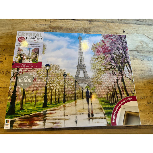 Crystal Art ~ Eiffel Tower 50cm x 40cm