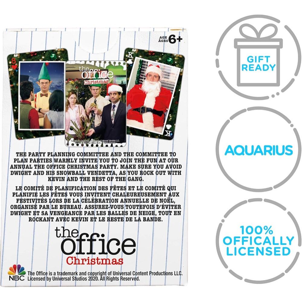 81dqfpcdpsL. AC SL1500 the office – christmas playing cards – the sensory poodle| sensory