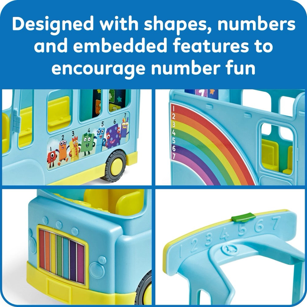 Numberblocks Bus Numberblocks® Rainbow Counting Bus – The Sensory Poodle| Sensory Toys ...
