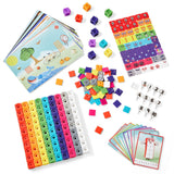 Numberblocks MathLink® Cubes 1–10 Activity Set. ~ 100 Blocks