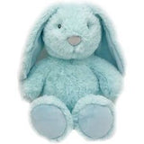SITTING PLUSH BUNNY BLUE 35CM