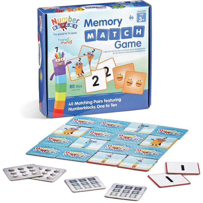 NUMBERBLOCKS Memory Match Game