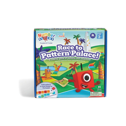 Numberblocks Race to Pattern Palace Board Game