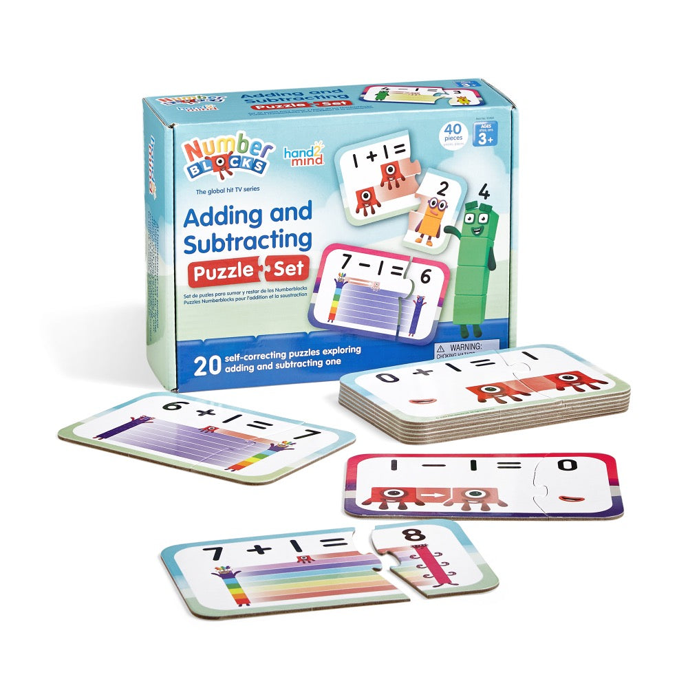 NUMBERBLOCKS Adding and Subtracting Puzzle Set – The Sensory Poodle