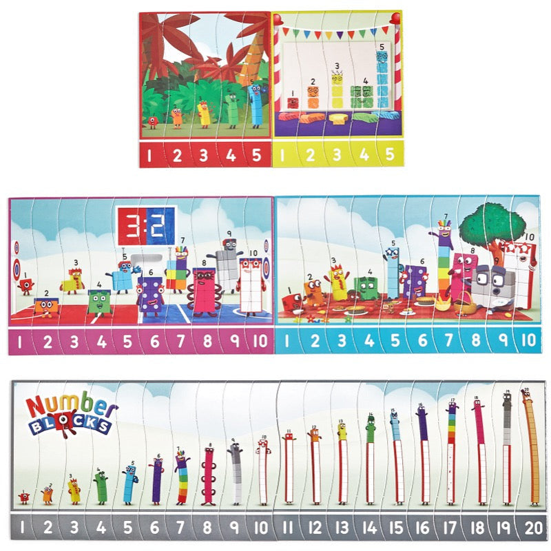 NUMBERBLOCKS Sequencing Puzzle Set – The Sensory Poodle