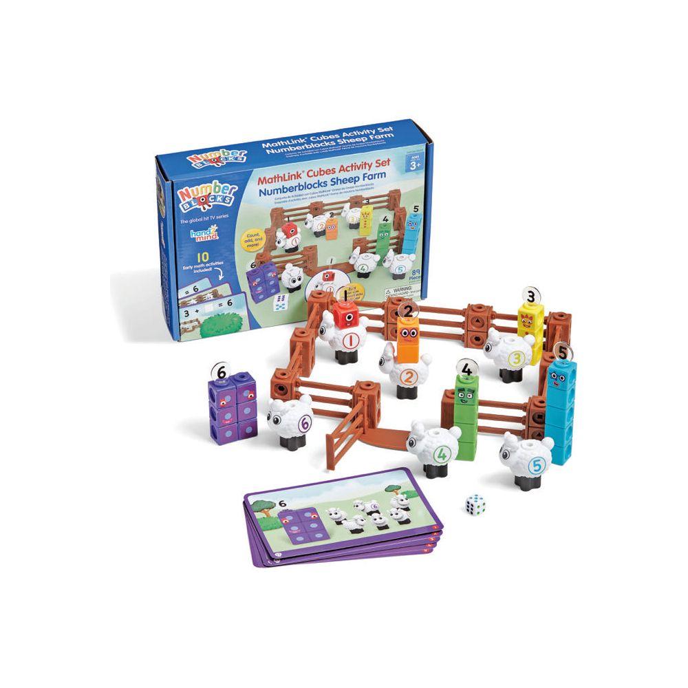 MathLink® Cubes Numberblocks® Sheep Farm Activity Set