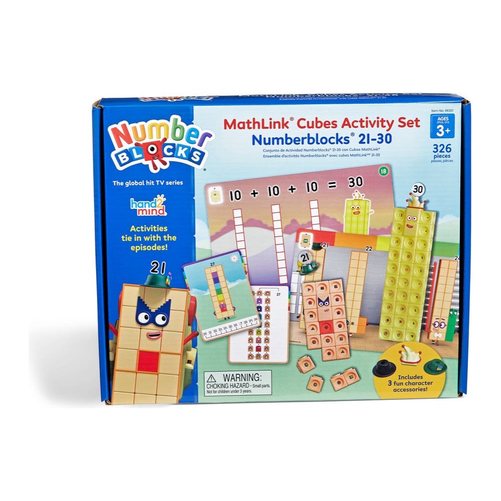 MathLink® Cubes Numberblocks® 21-30 Activity Set – The Sensory Poodle