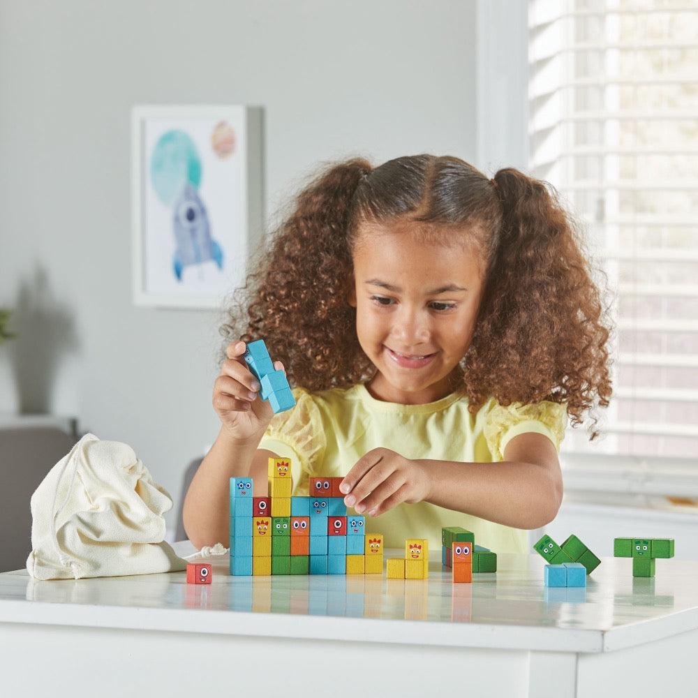 Numberblocks® One to Five Wooden Blocks Activity Set – The Sensory Poodle