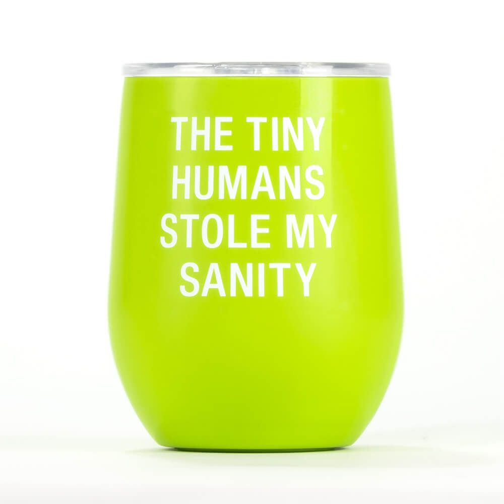 THERMAL WINE TUMBLER: TINY HUMANS