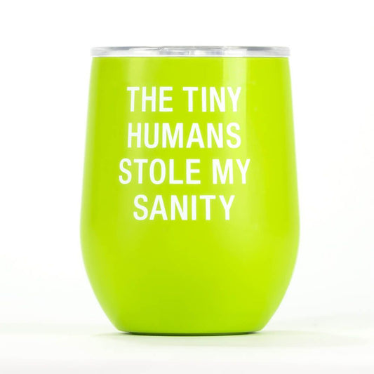 THERMAL WINE TUMBLER: TINY HUMANS