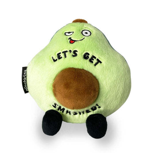 "Let's Get Smashed" Plush Avocado