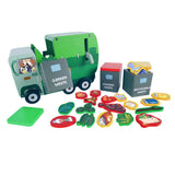 BLUEY WOODEN GARBAGE TRUCK