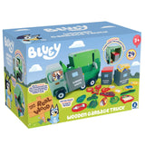 BLUEY WOODEN GARBAGE TRUCK