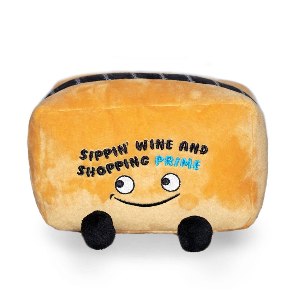 "Sippin' Wine and Shopping Prime" Plush Amazon Box Punchkins