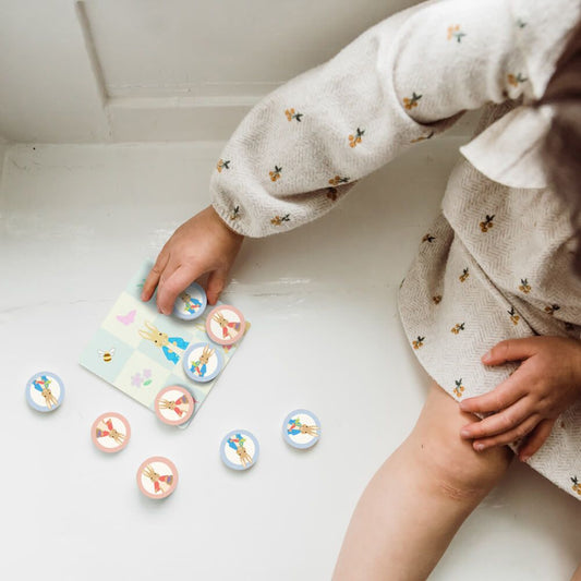 PETER RABBIT WOODEN TIC TAC TOE