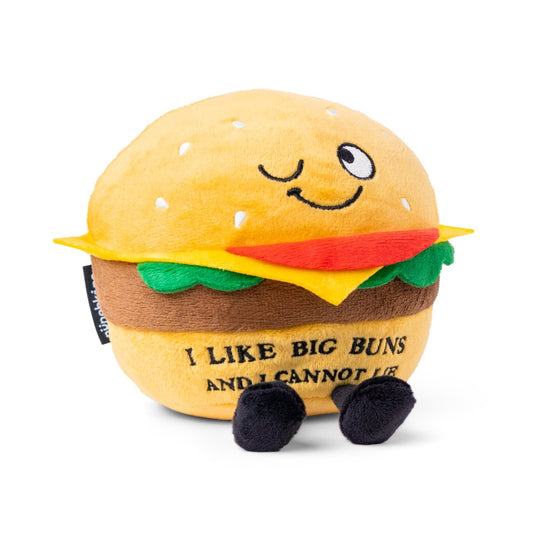 "I Like Big Buns & I Cannot Lie" Plush Hamburger