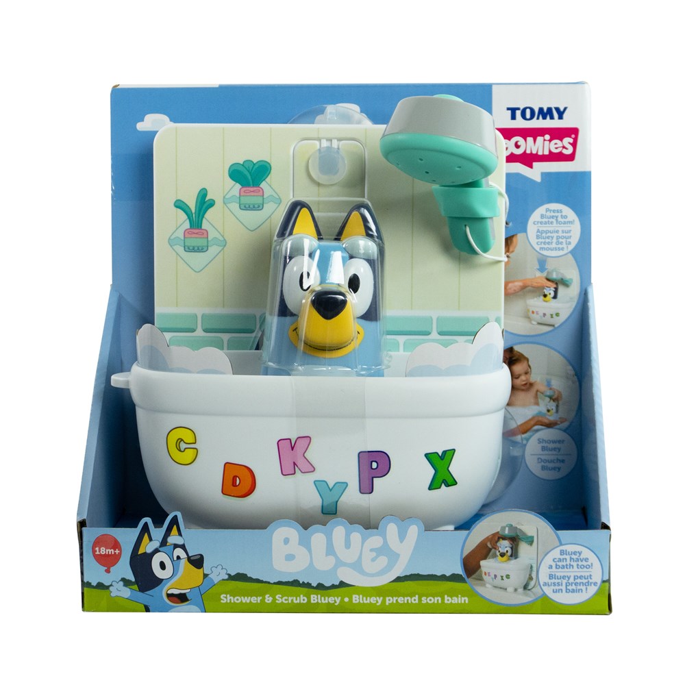 SHOWER & SCRUB BLUEY