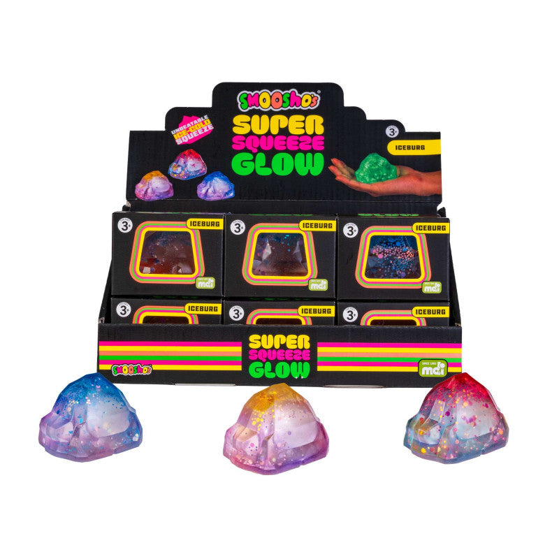 Smoosho's Super Squeeze Glow-in-the-dark Iceberg