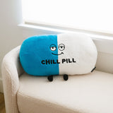 Jumbo "Chill Pill" Oversized Pill Plush Pillow