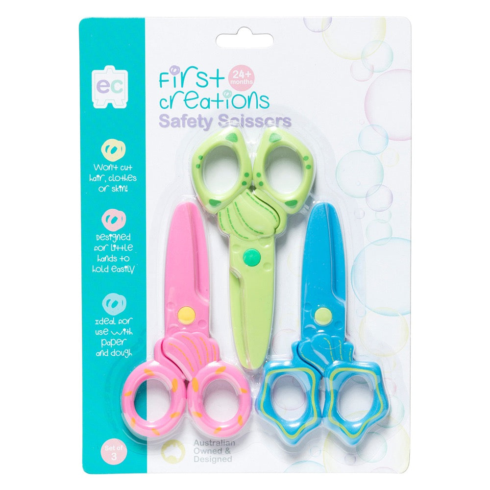 Safety Scissors - Set of 3