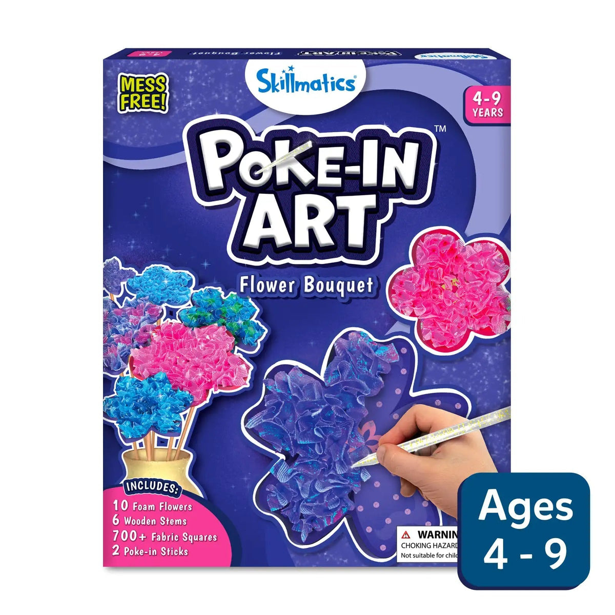 Poke-in Art: Flower Bouquet | Mess-Free Art for Kids