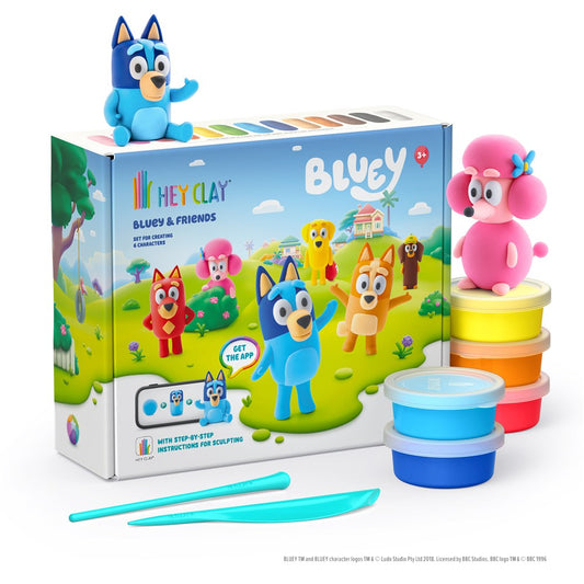 HEY CLAY BLUEY & FRIENDS SET (15 CANS)