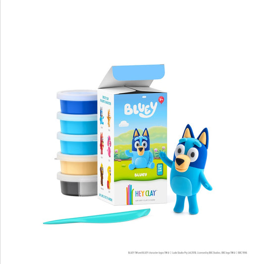HEY CLAY BLUEY SINGLE CHARACTER (5 CANS) ~ Various