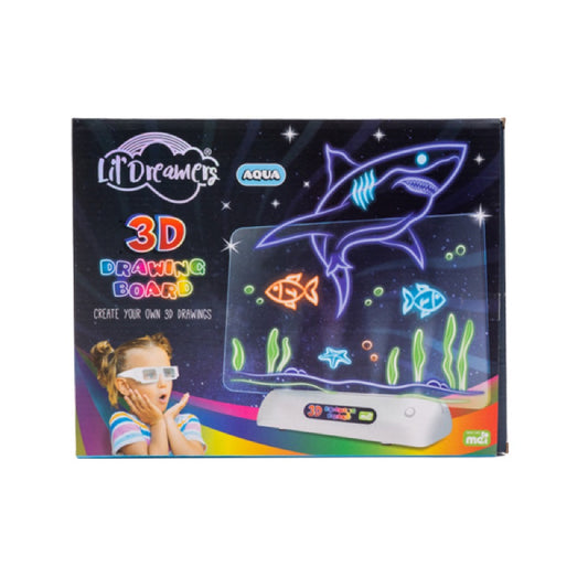 Aqua World's Sea Animals 3D Illuminate Drawing Board