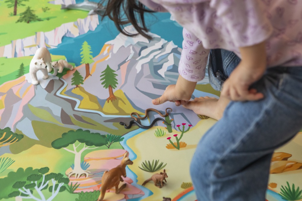 Habitat Mat The Explorer | Wildlife Play Mat 1.8 x 1.4 M