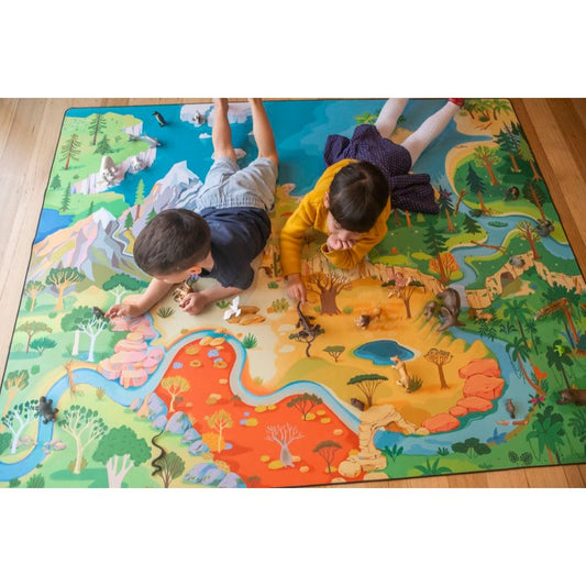 Habitat Mat The Explorer | Wildlife Play Mat 1.8 x 1.4 M