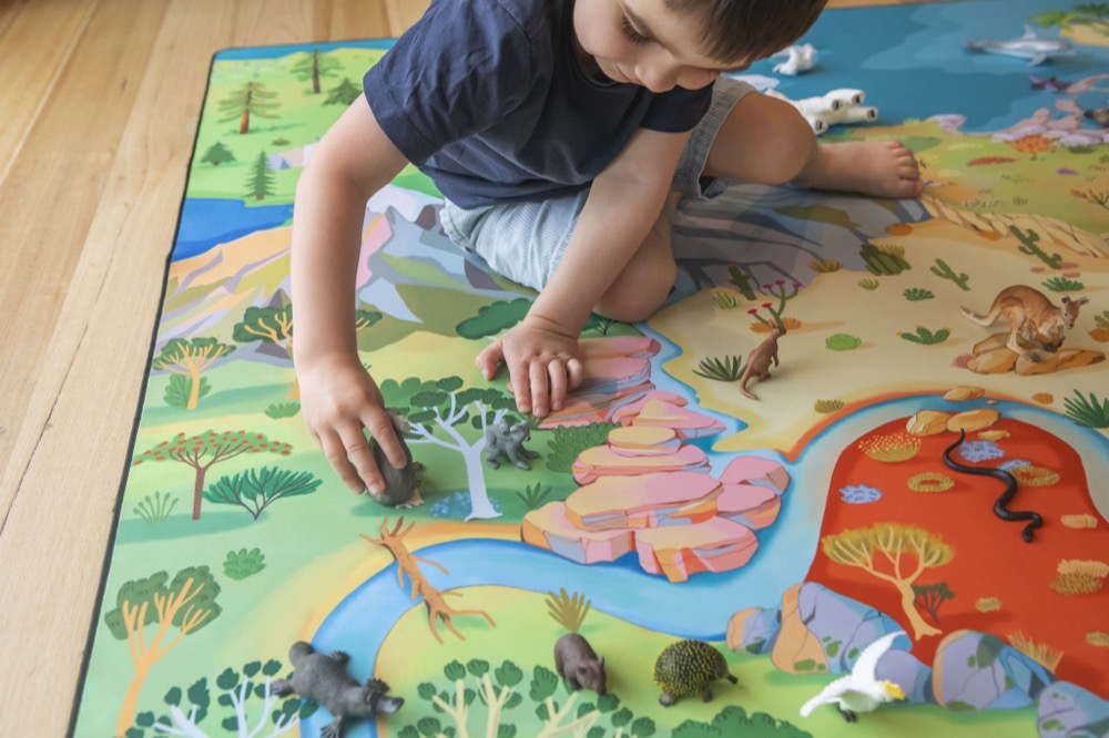 Habitat Mat The Explorer | Wildlife Play Mat 1.8 x 1.4 M