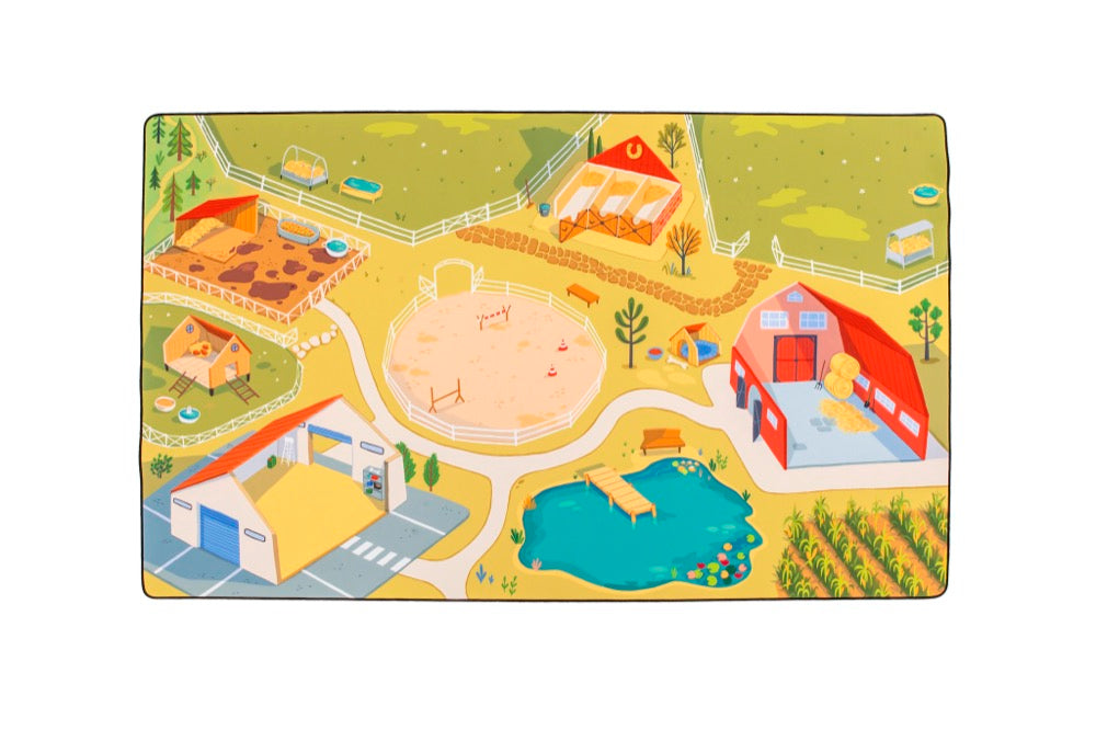 Habitat Mat The Farmer | Farmyard Play Mat 1.5 x 0.9 M