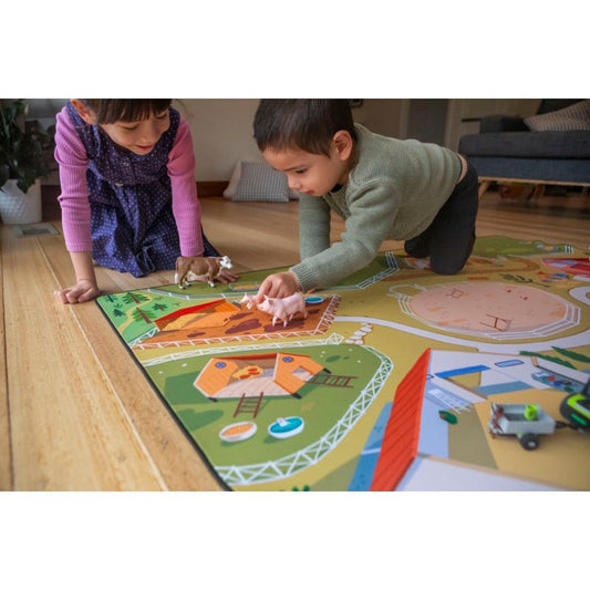 Habitat Mat The Farmer | Farmyard Play Mat 1.5 x 0.9 M