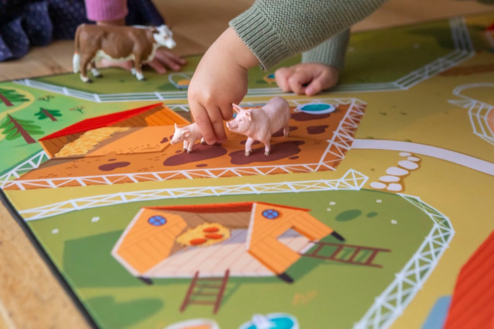 Habitat Mat The Farmer | Farmyard Play Mat 1.5 x 0.9 M