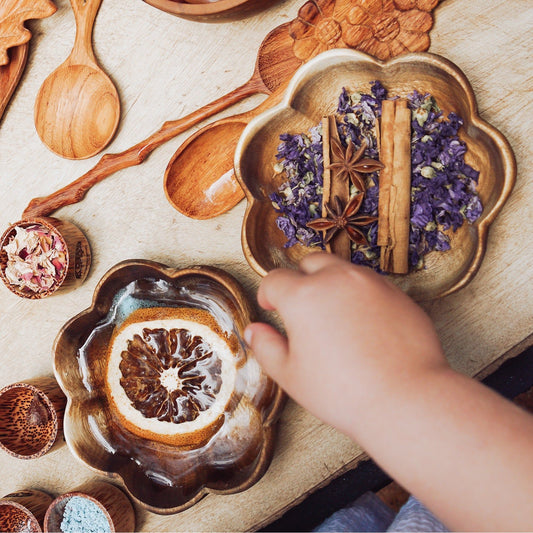Handcrafted Flower Bowl