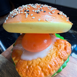The Brekkie Burger ~ Slow Rising Scented Bread Squishy