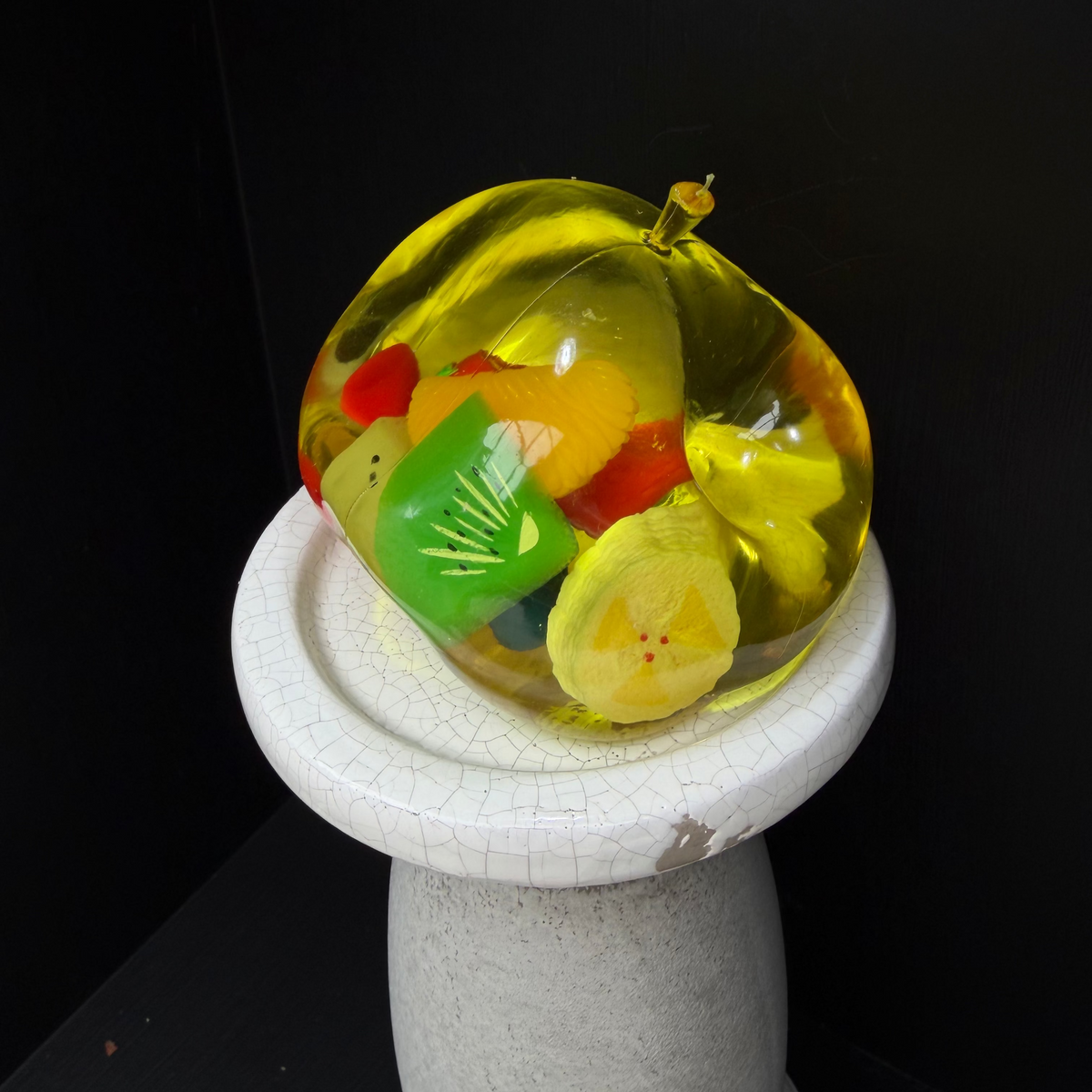 LARGE Fruit Salad Apple ~ Mouldable Vaseline Squishy (10cm)