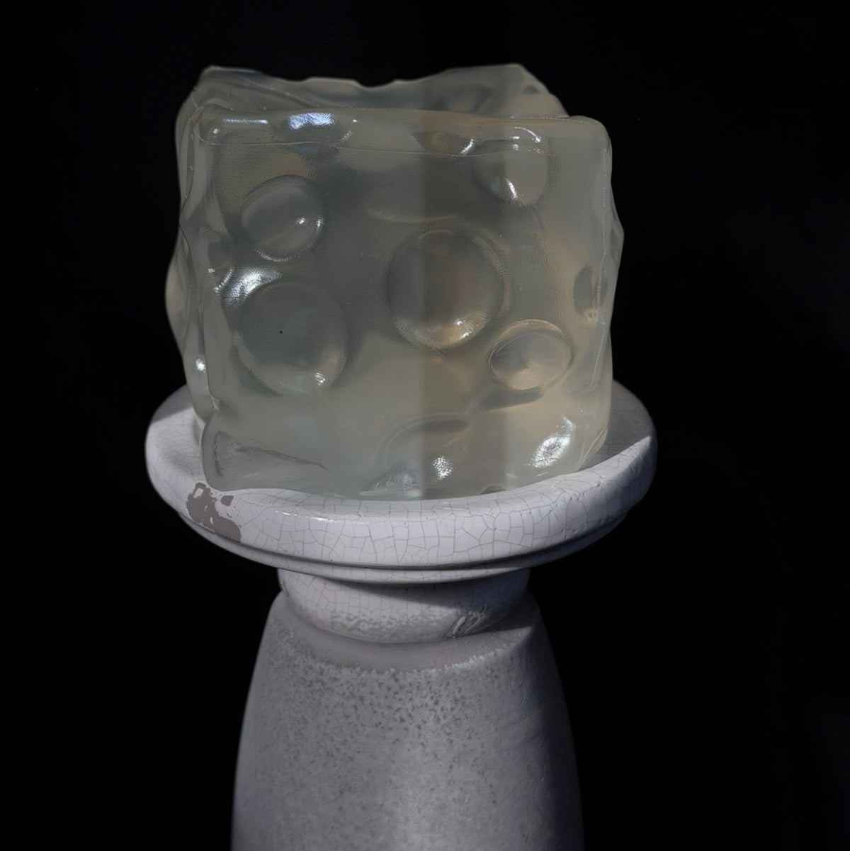 Viral Large Vaseline Mouldable Cheese Squishy~ Clear