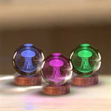 Jellyfish 3D Crystal Ball Lamp