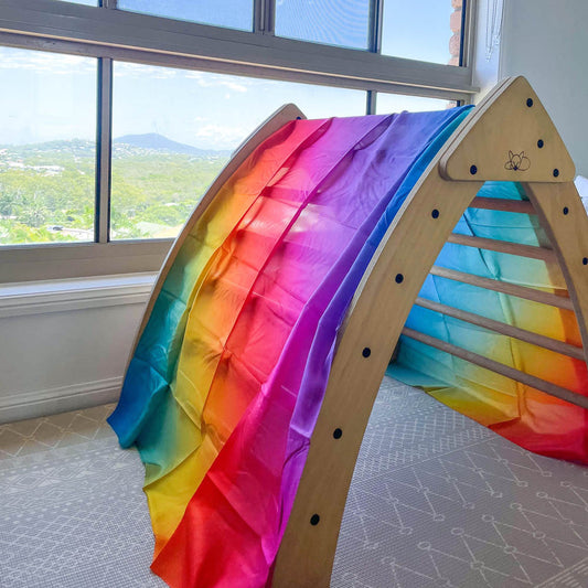 Jumbo Rainbow Play Silk ~ Play Silkies