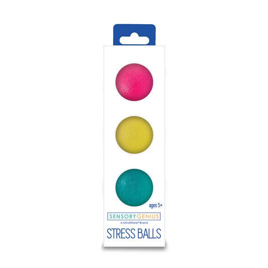 STRESS BALLS - SET OF 3 (VARIED RESISTANCE) - SENSORY GENIUS