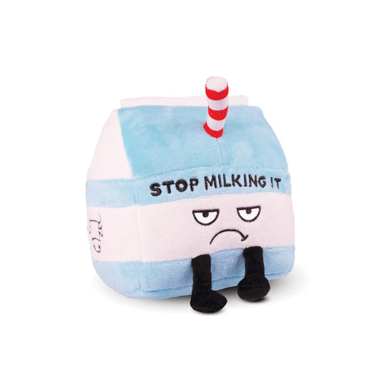 "Stop Milking It" Milk Carton Plush