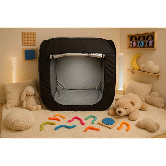 Extra Large Pop Up Block Out Sensory Tent 1.2m ~ introductory price