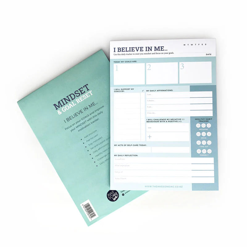 Mindset Reset - I Believe In ME Notepad