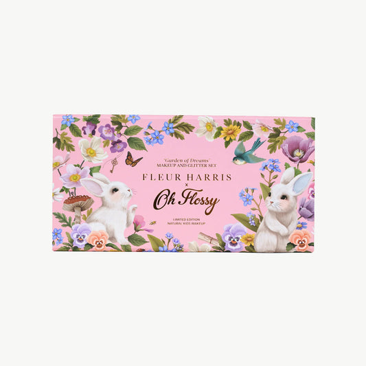 Oh Flossy X Fleur Harris - Garden of Dreams Collection Deluxe Makeup & Glitter Set