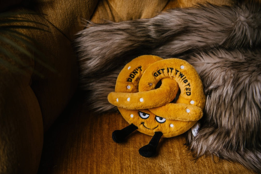 "Don't Get it Twisted" Pretzel Plush