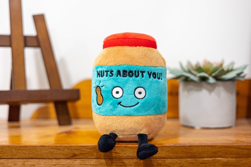 "Nuts About You" Plush Peanut Butter Jar